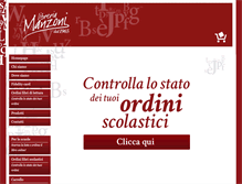 Tablet Screenshot of libreriamanzoni.com